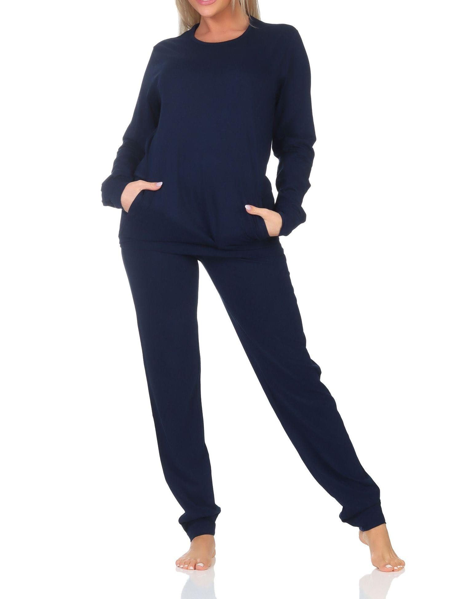 Pyjama Normann Damen Schlafanzug mit in Tupfen Optik – auch in Übergröße