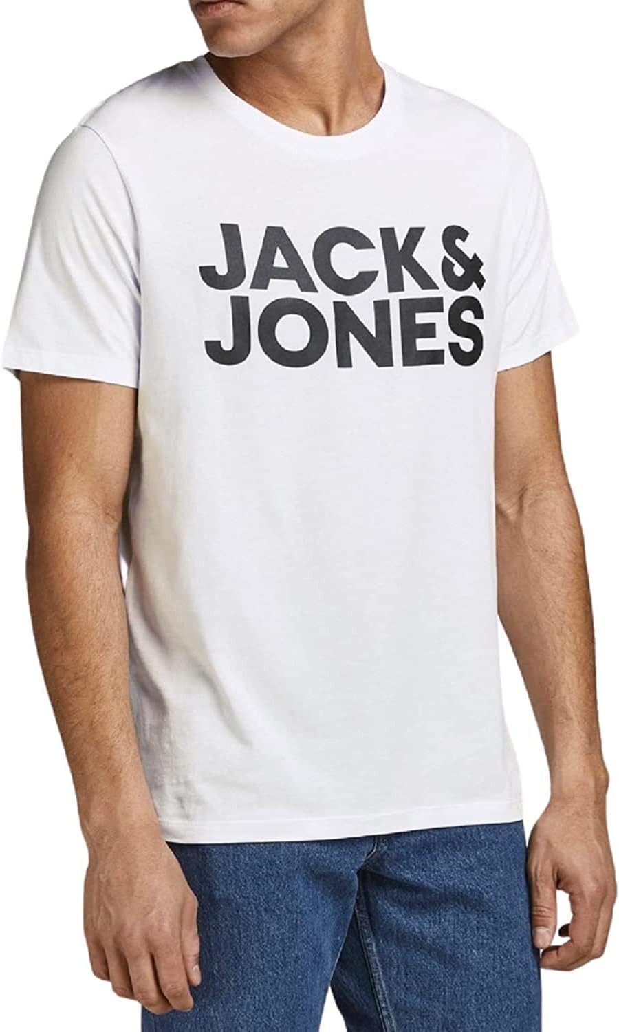 Jack & Jones T-Shirt Stilvolles Slim-Fit oder Regular Shirt mit Printdruck günstig online kaufen