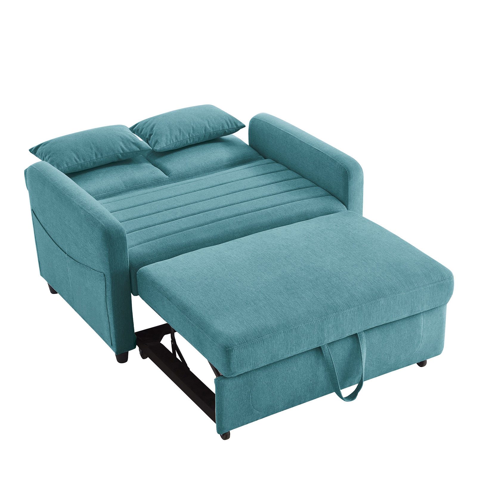 Yorbay Schlafsofa mit Verstellbarer Rückenlehne, Baumwoll-Leinen günstig online kaufen