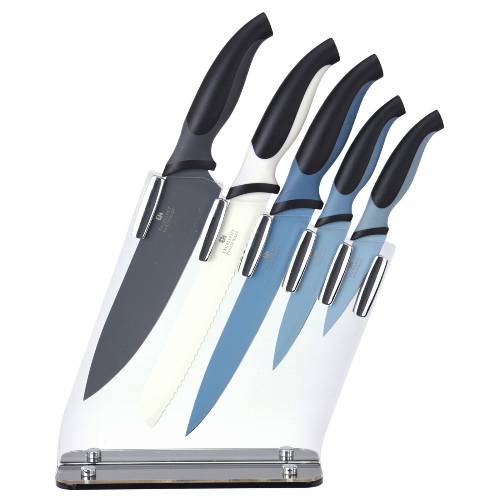 Neuetischkultur Messer-Set Messer Set gefärbt 5-teilig (5-tlg)