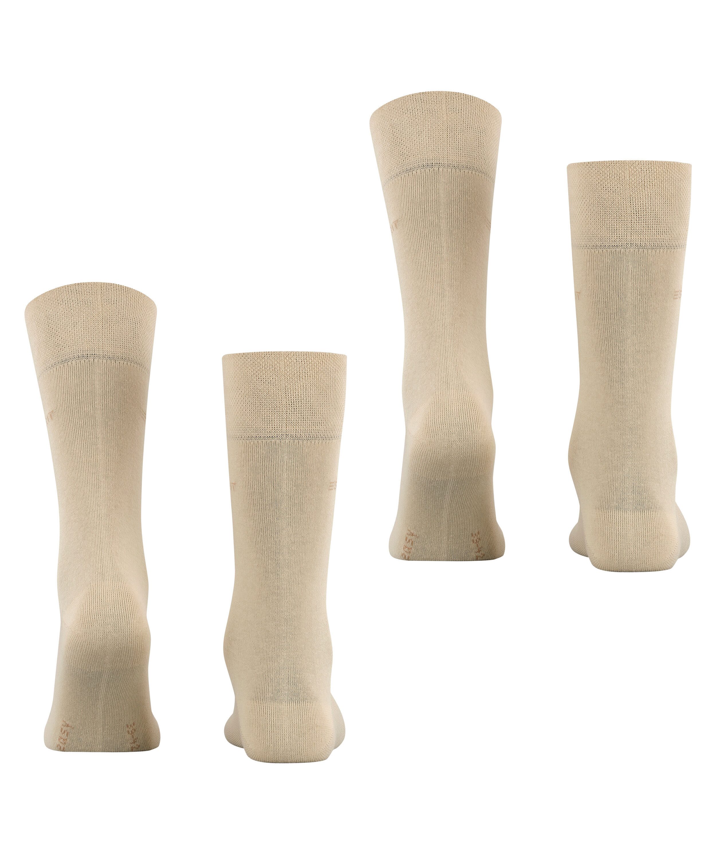 Esprit Socken Basic Easy (2-Paar, 2 Paar) breiter Komfortbund, Doppelpack atmungsaktiv
