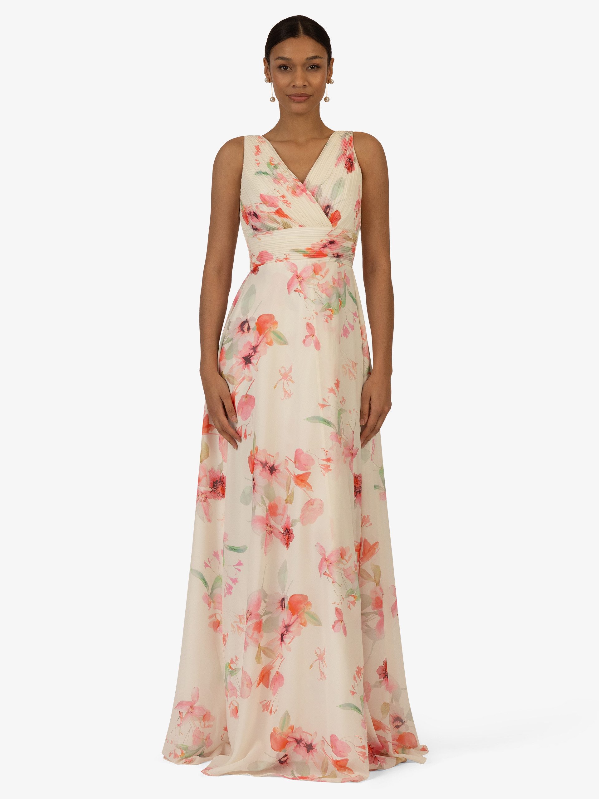Kraimod Abendkleid mit V-ausschnitt vorne und Rückenausschnitt hinten günstig online kaufen
