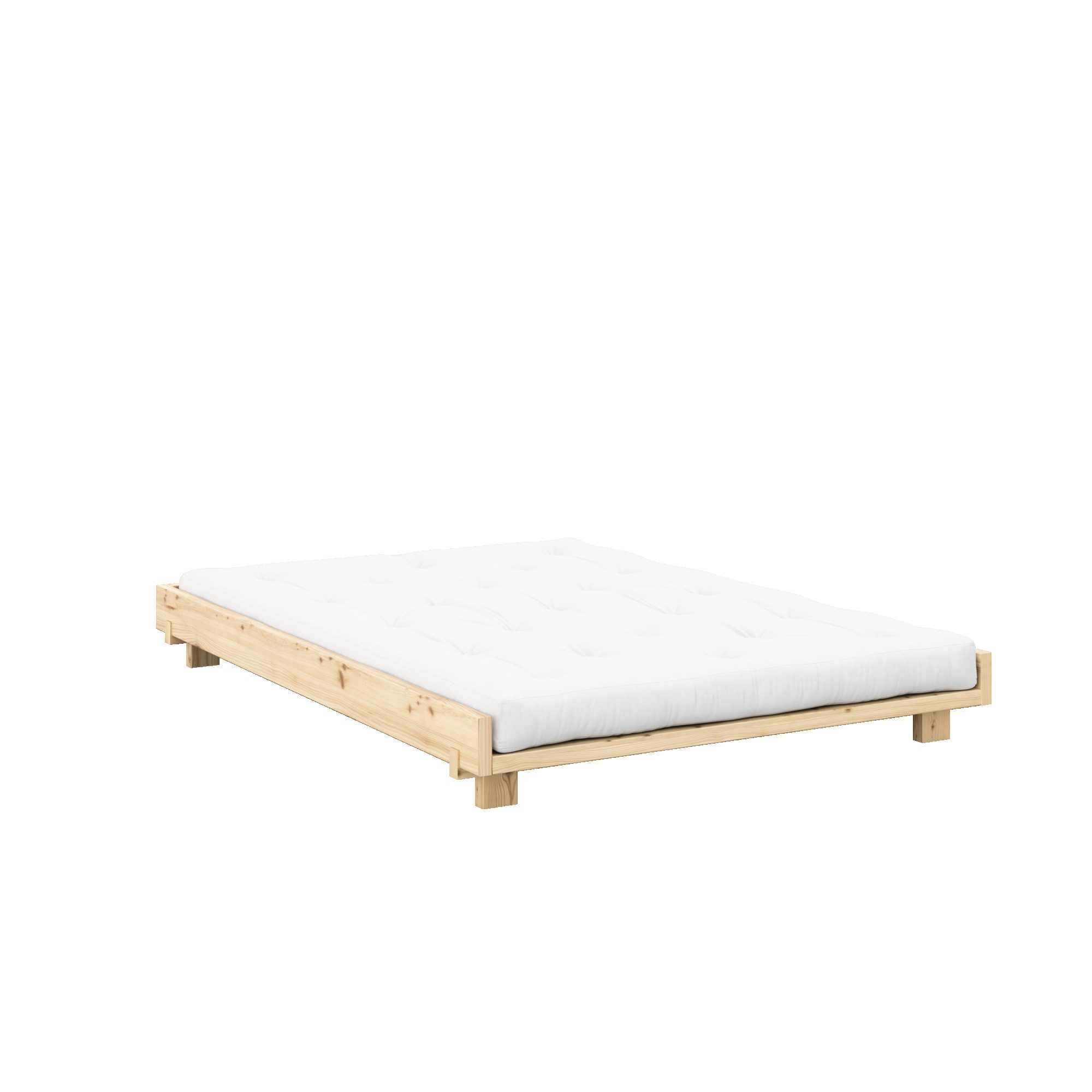 Karup Design Bettgestell Social Bed, ohne Matratze, FSC®-zertifiziertes Massivholz, wahlweise mit oder ohne verstellbares Zubehör, Bett in mehreren Größen