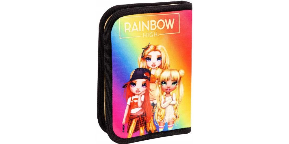 GOLDKIDS Federmäppchen Federmappe, (Federtasche Schüleretui Stiftetasche, 1-tlg., Schlamper-Etui Schul-Etui ohne Inhalt), Golden Style Motiv inkl Hausaufgabenheft