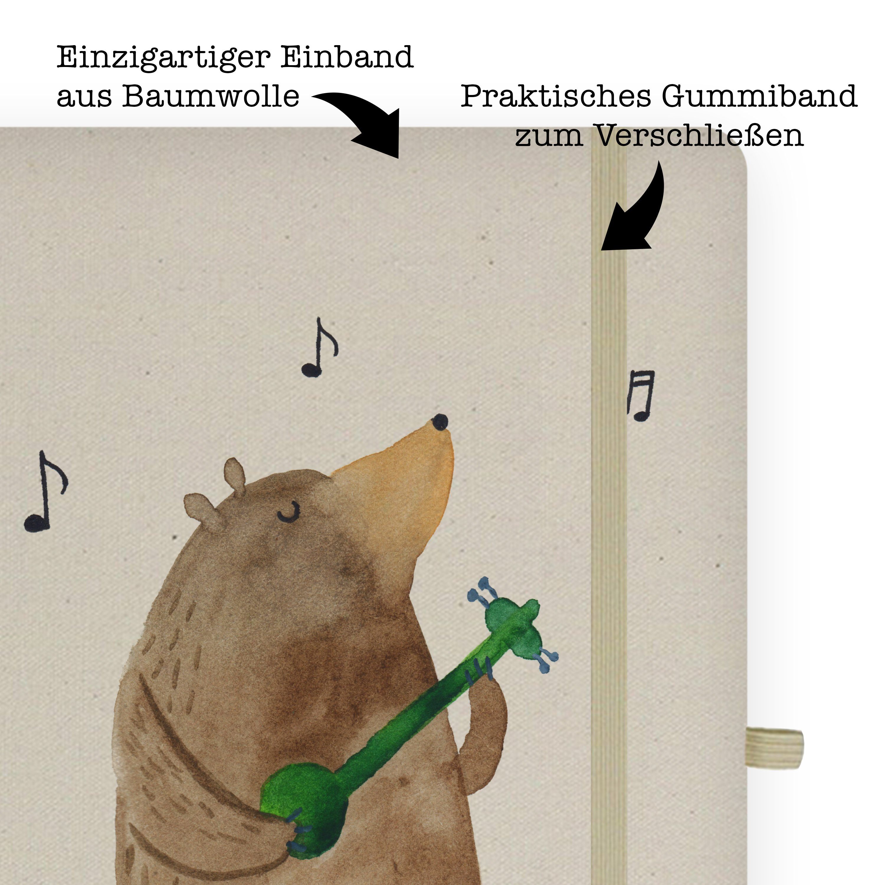 Gitarre Mr. Bär Panda Notizblock, Mrs. Mrs. Geschenk, & Notizheft, Transparent Notizen, Panda - Mr. Notizbuch & -