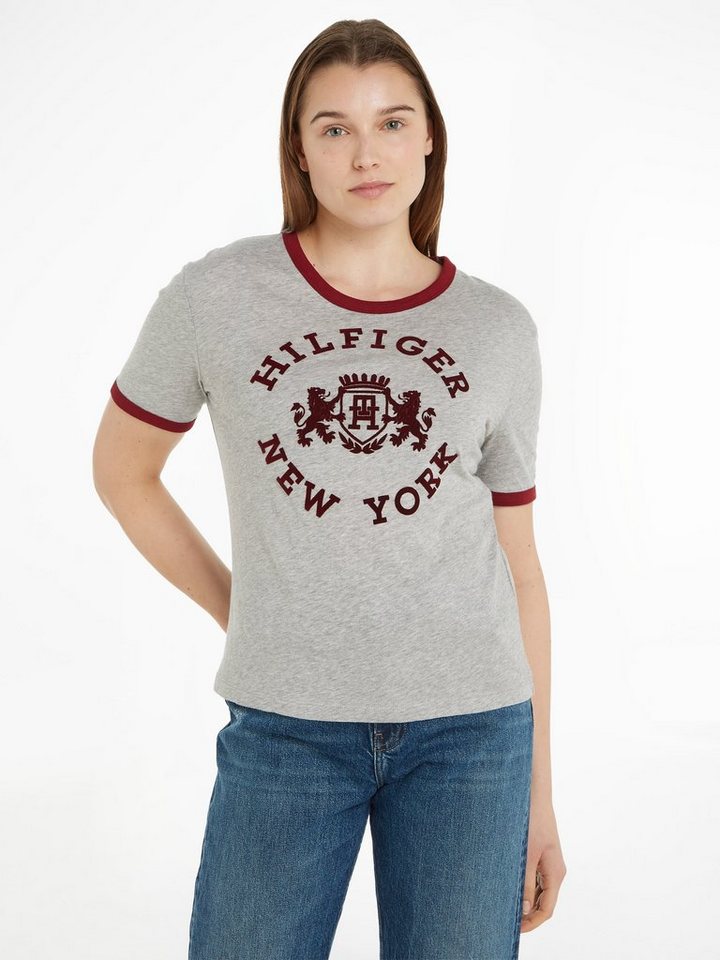 Tommy Hilfiger T-Shirt mit großem Markenlogo