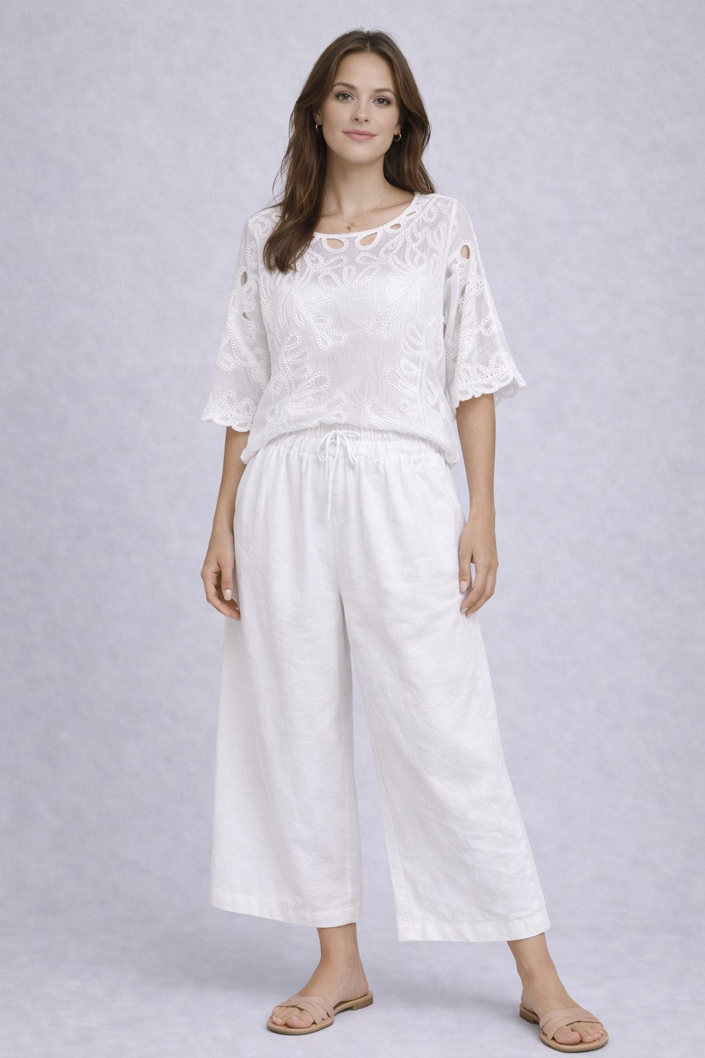 ITALY VIBES Culotte - kurze Hose Damen - weite Culotte - ITALY VIBES ONE SIZE - passend für Größen S bis L