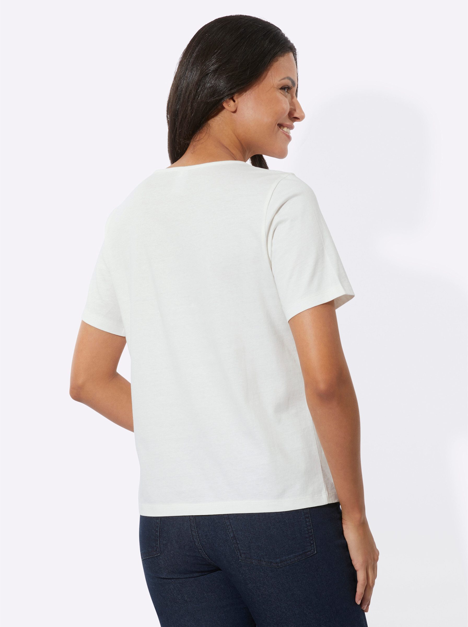 Classic Basics Kurzarmshirt "Rundhals-Shirt", (1 tlg.) günstig online kaufen