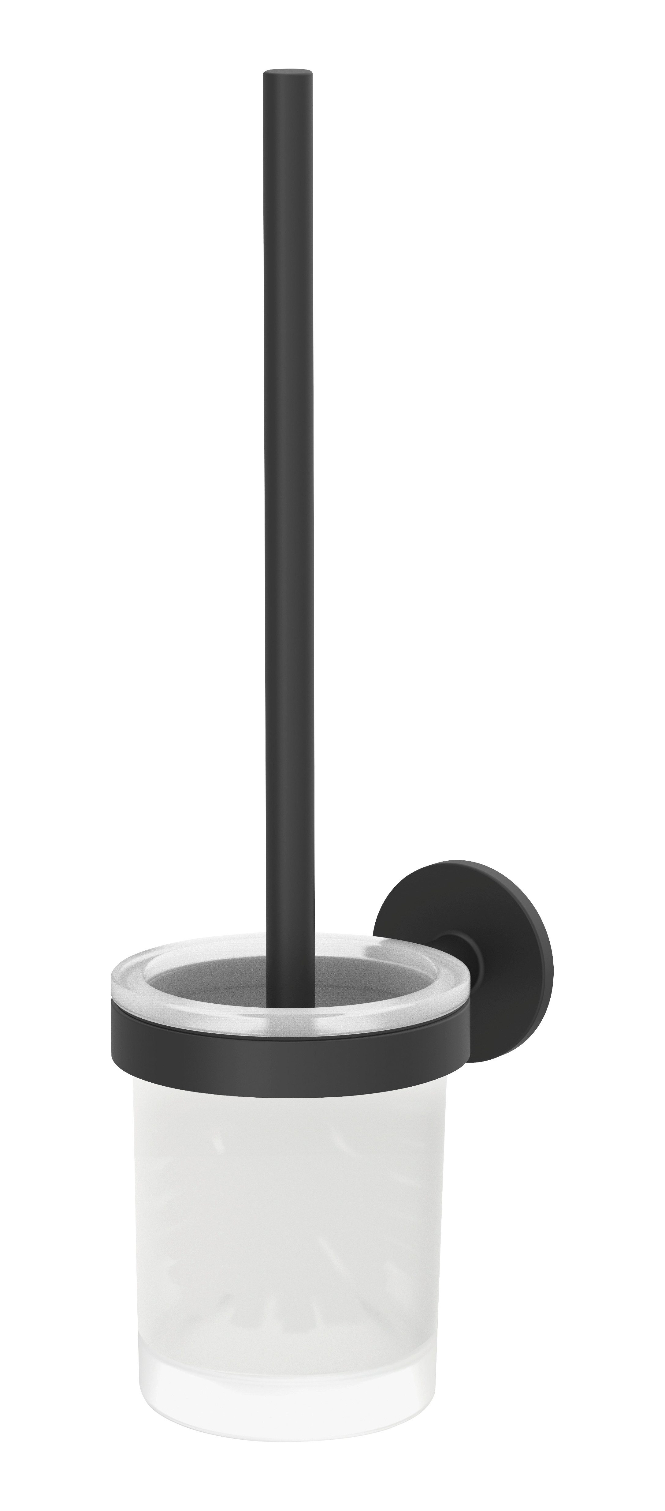 Lenz WC-Reinigungsbürste HYGGE, NERO, platzsparende Wandmontage, einfache Reinigung