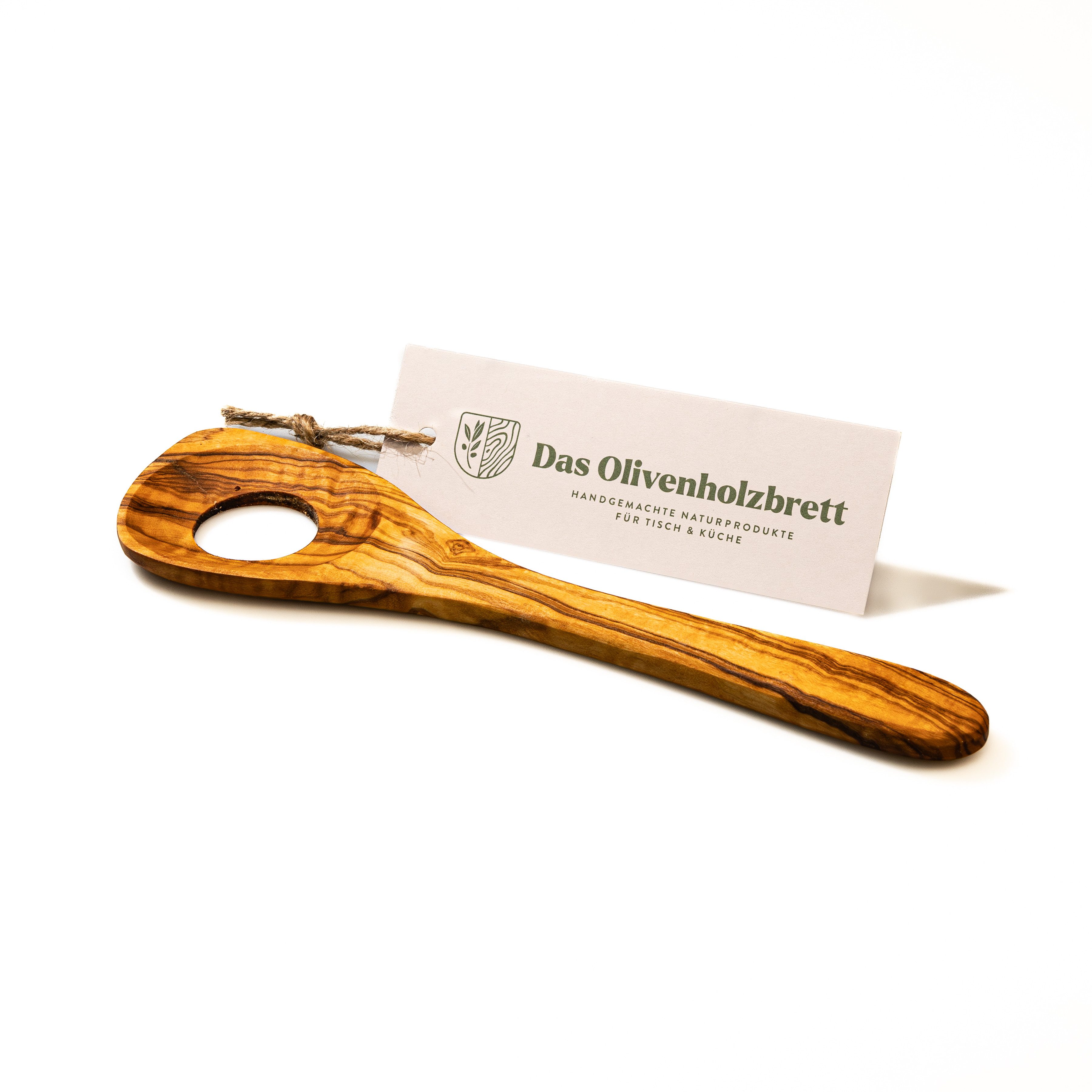 dasOlivenholzbrett Reislöffel Risottolöffel aus Olivenholz