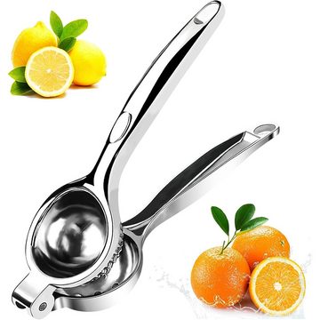 PFCTART Obstpresse Zitronenpresse Handpresse Anti-Ätzmittel, RostfreierStahl, 7cm Durchmesser Lemon Squeezer