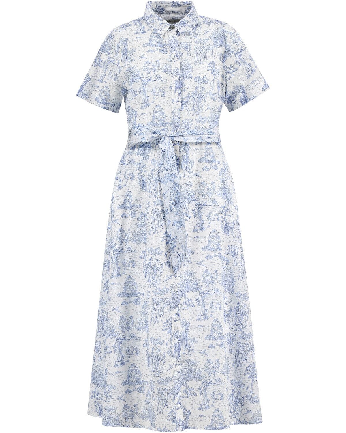 Barbour Hemdblusenkleid Midi-Kleid Wisteria