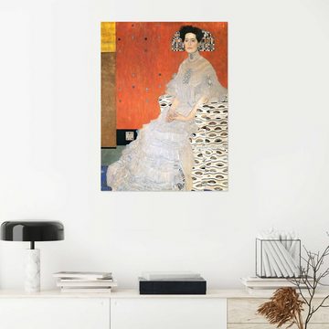 Posterlounge Wandfolie Gustav Klimt, Fritza Riedler, Wohnzimmer Malerei