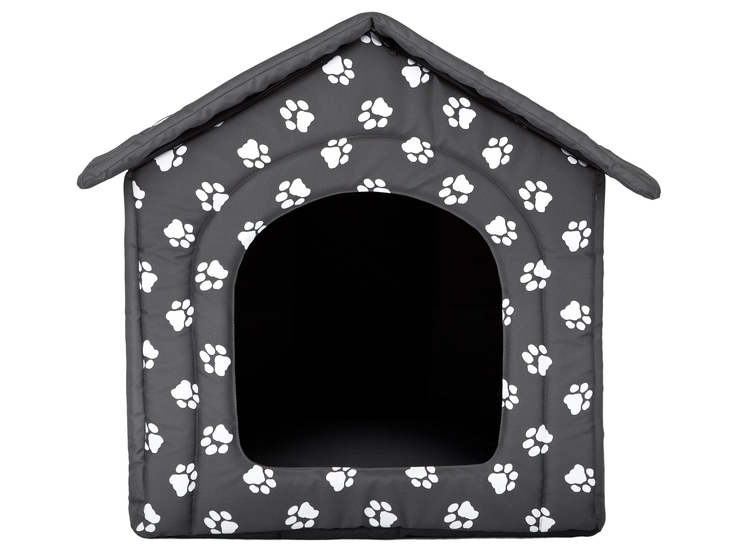 Bjird Tierhaus Hundehütte - Hundehöhle für kleine mittelgroße und große Hunde, Hundeliegen mit herausnehmbarer Dach, Размер S-XXXL, made in EU