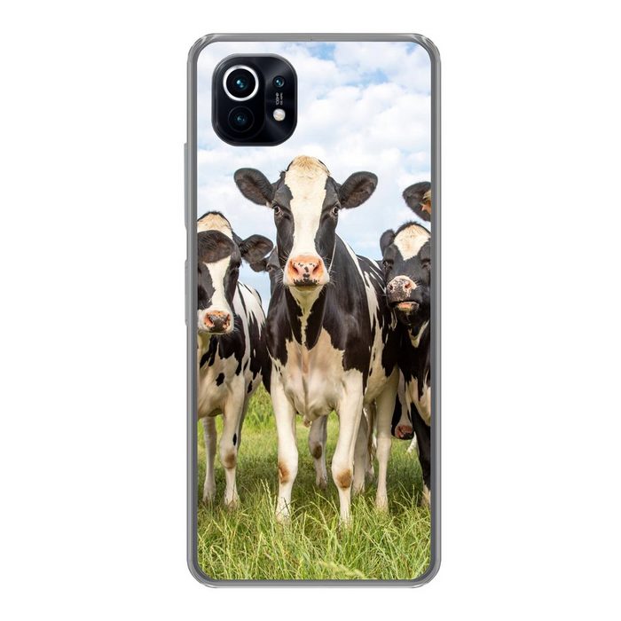 MuchoWow Handyhülle Kühe - Weide - Tiere - Natur - Gras Phone Case Handyhülle Xiaomi Mi 11 Silikon Schutzhülle