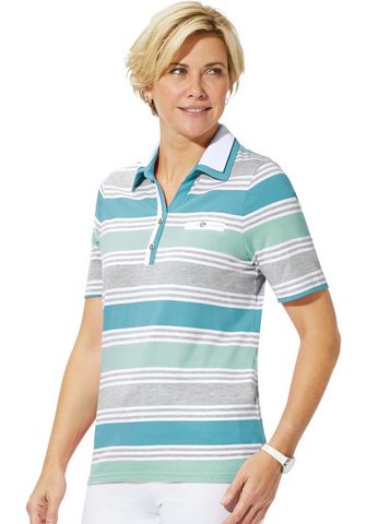 CASUAL LOOKS Кофта-поло в модный Streifen-Dessin