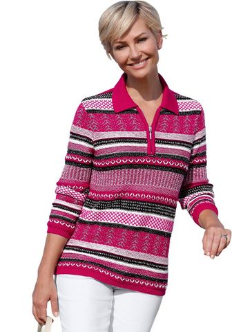CASUAL LOOKS Пуловер с Allover-Jacquardmuster