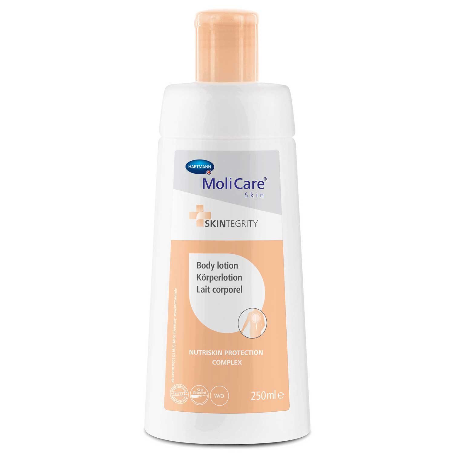 PAUL HARTMANN AG Körperlotion HARTMANN MoliCare Skin Körperlotion 250 ml Einzelartikel, 1-tlg., mit Panthenol, zieht schnell ein