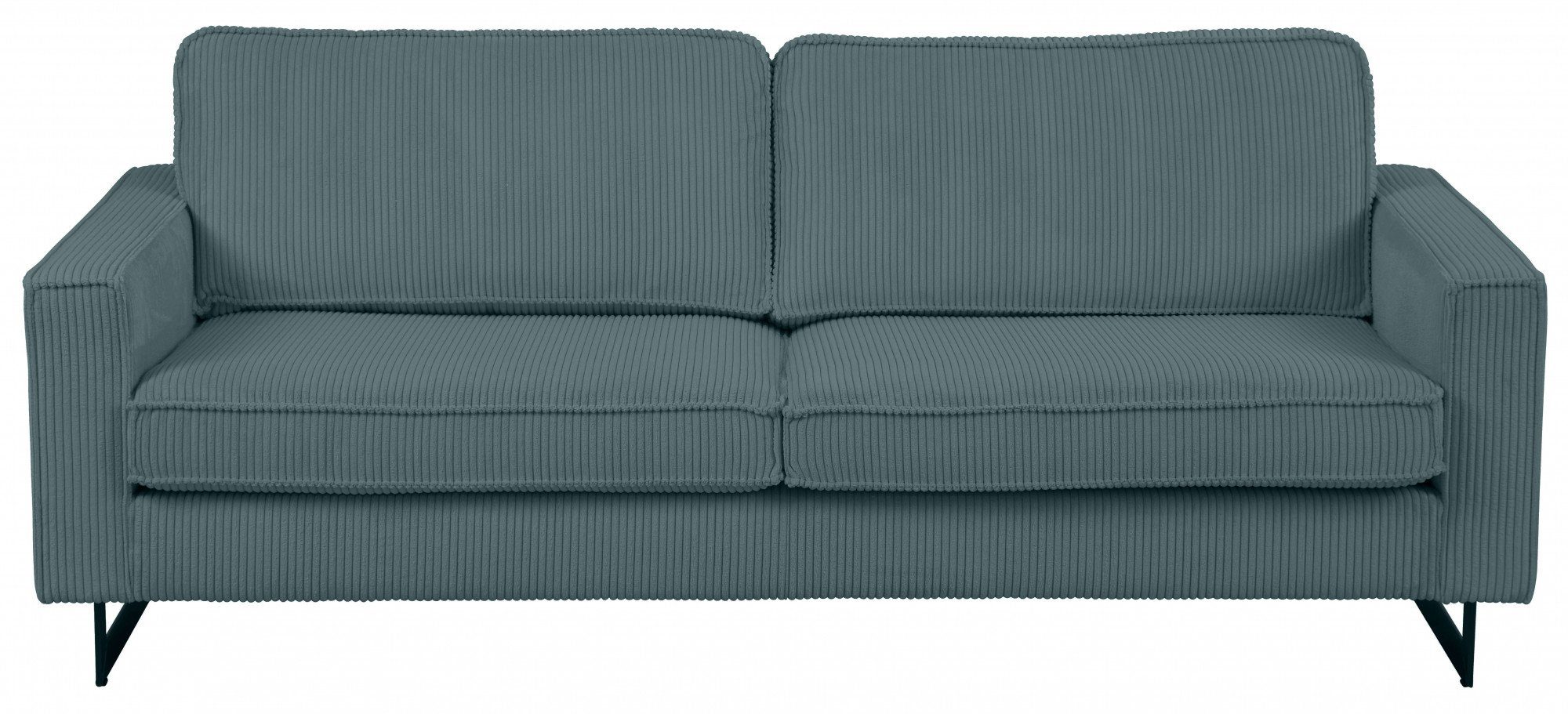 Home affaire 2-Sitzer "Pinto, 166 cm, Cord, Chenille, Lederoptik" mit Keder günstig online kaufen