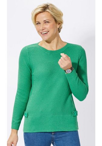 CASUAL LOOKS Пуловер с hübschem Perlfangmuster...