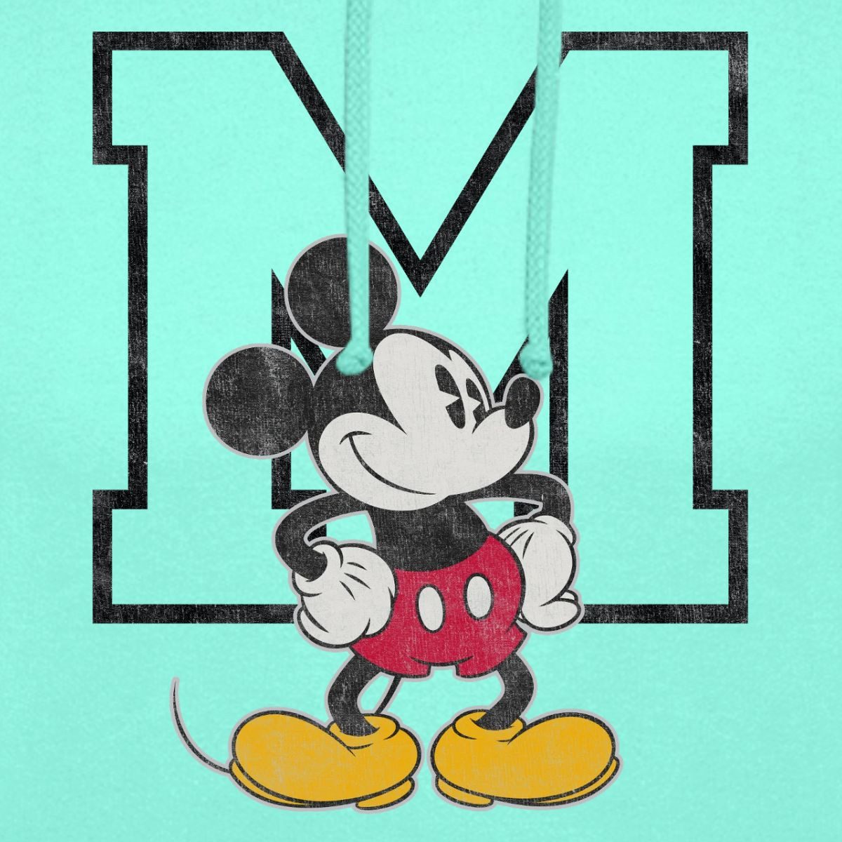 Spreadshirt Hoodie Mickey & Minnie Klassisch Mit M Unisex Hoodie (1-tlg)