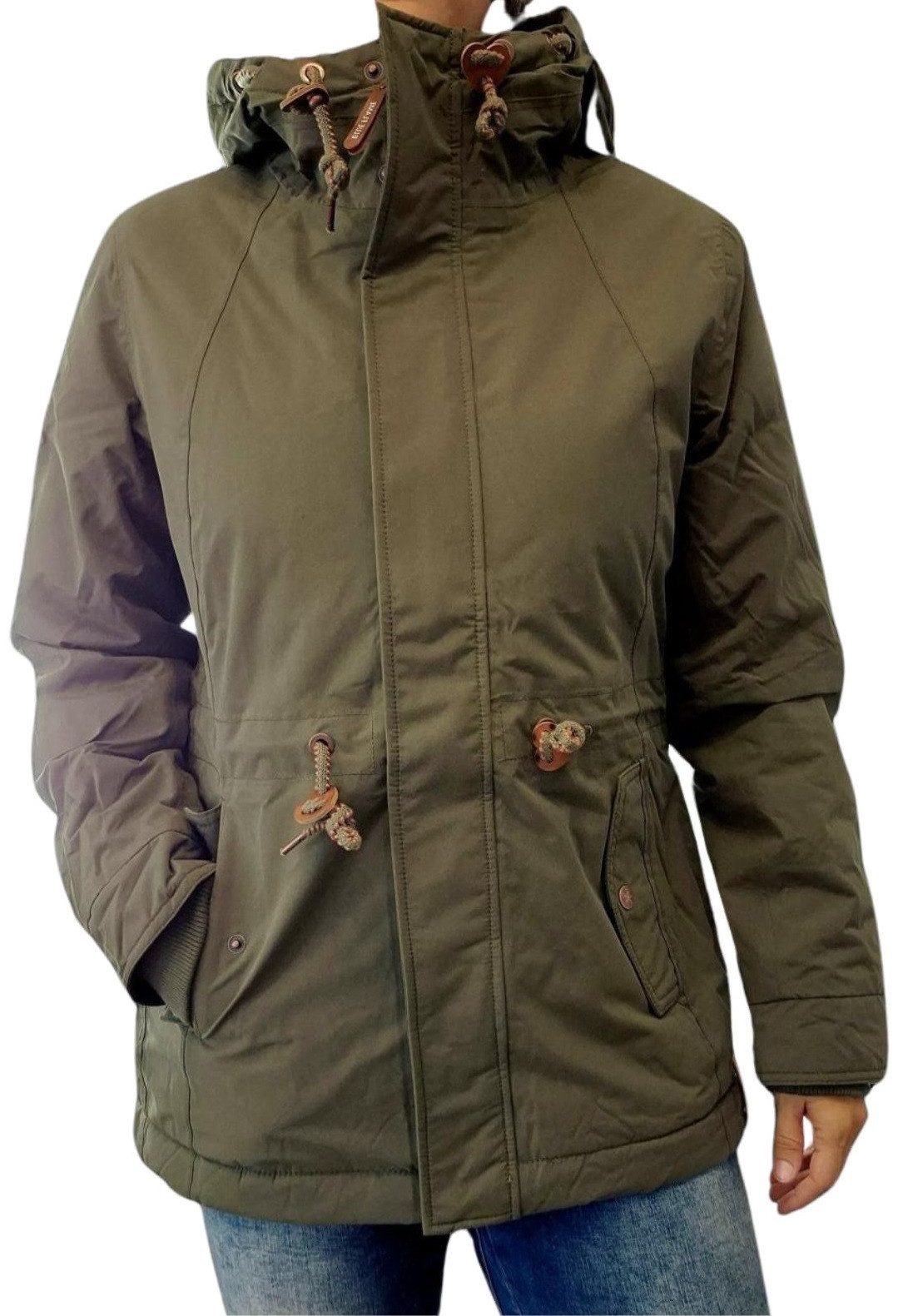 BLUE FLAME Funktionsjacke 66-723 Blue Flame, Funktions-Long-Jacke im Parka-Style Jacke fällt klein aus, bitte eine Gr. größer bestellen