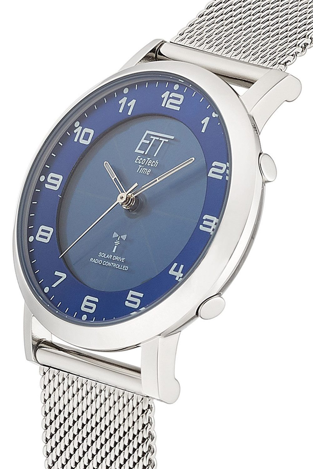 ETT Solaruhr Funk-Solar Atacama Edelstahl mit 2 Bändern günstig online kaufen