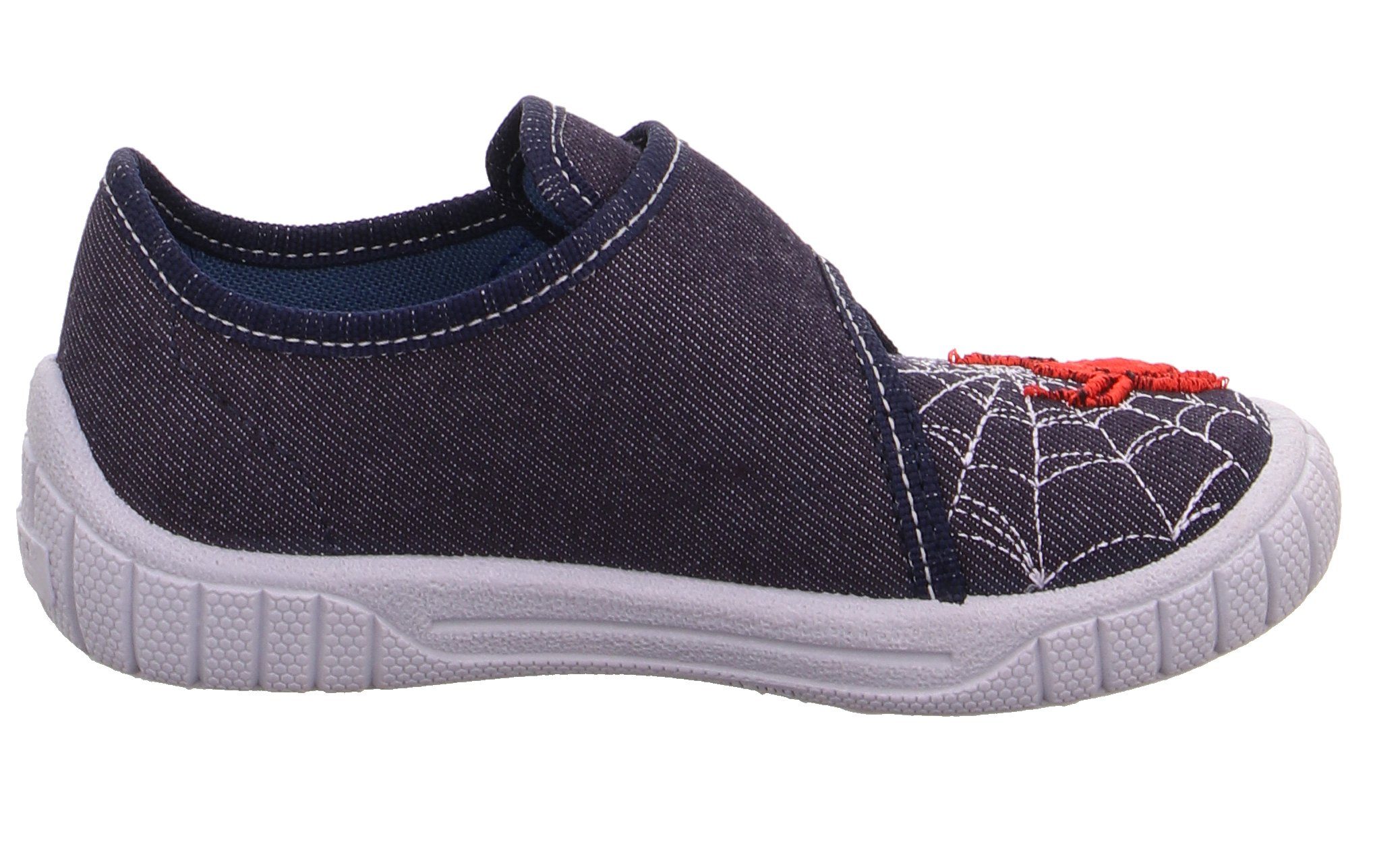 Superfit BILL, WMS: mittel Hausschuh Klettschuh mit coolem Motiv, Größenschablone zum Download