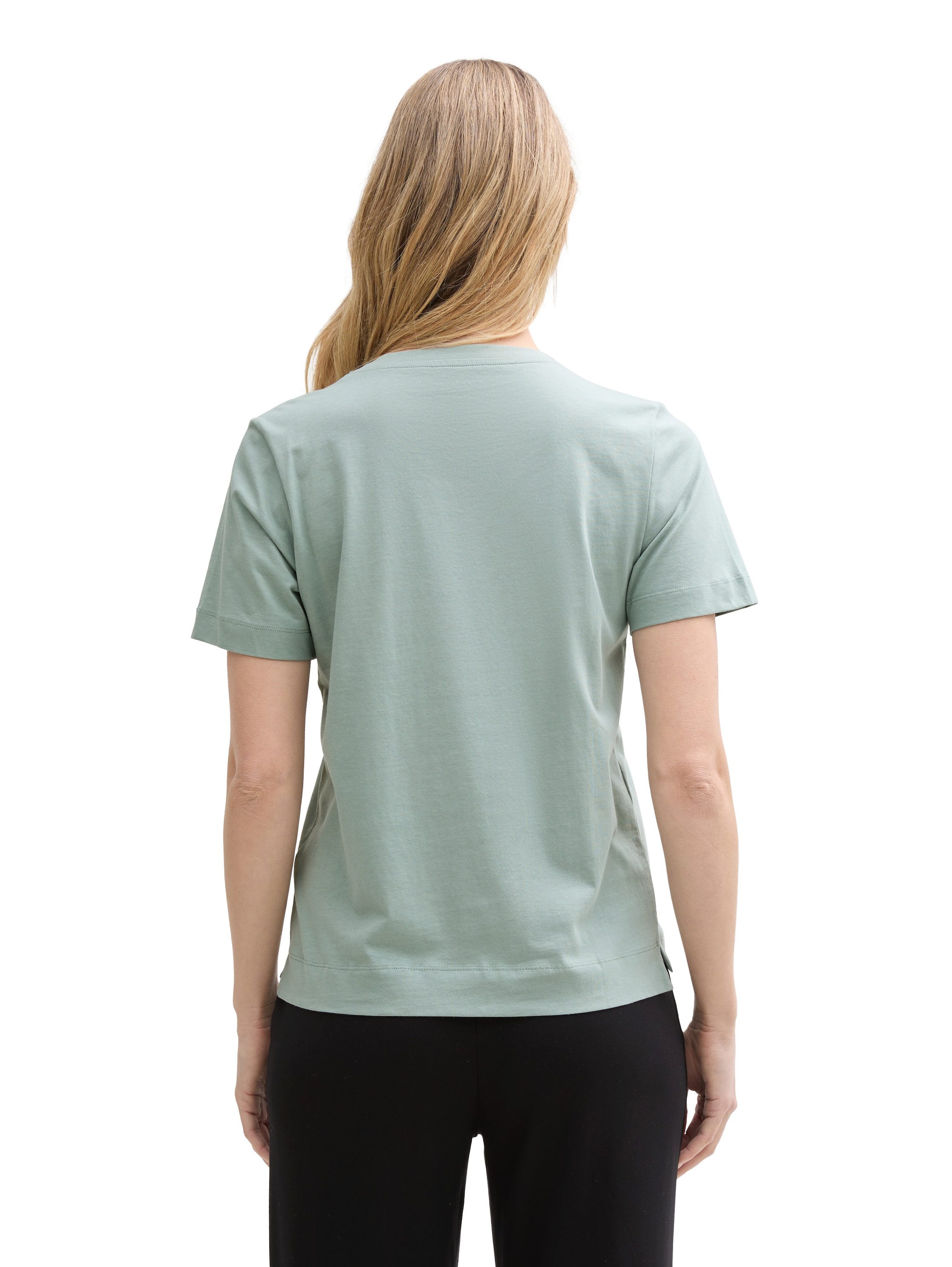 TOM TAILOR Rundhalsshirt mit Herzmotiv als günstig online kaufen