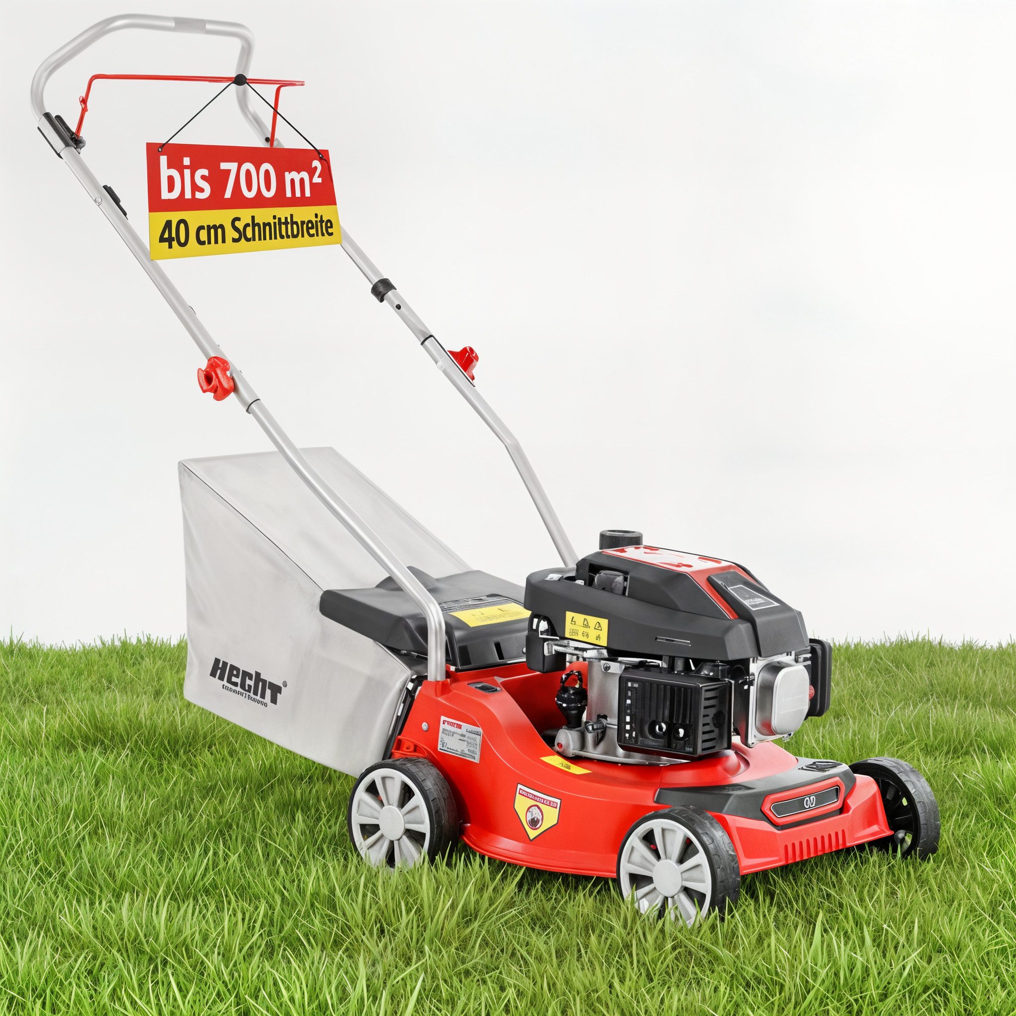 Hecht Benzinrasenmäher 5408 mit 45 Liter Grasfangkorb, 40 cm Schnittbreite, günstig online kaufen