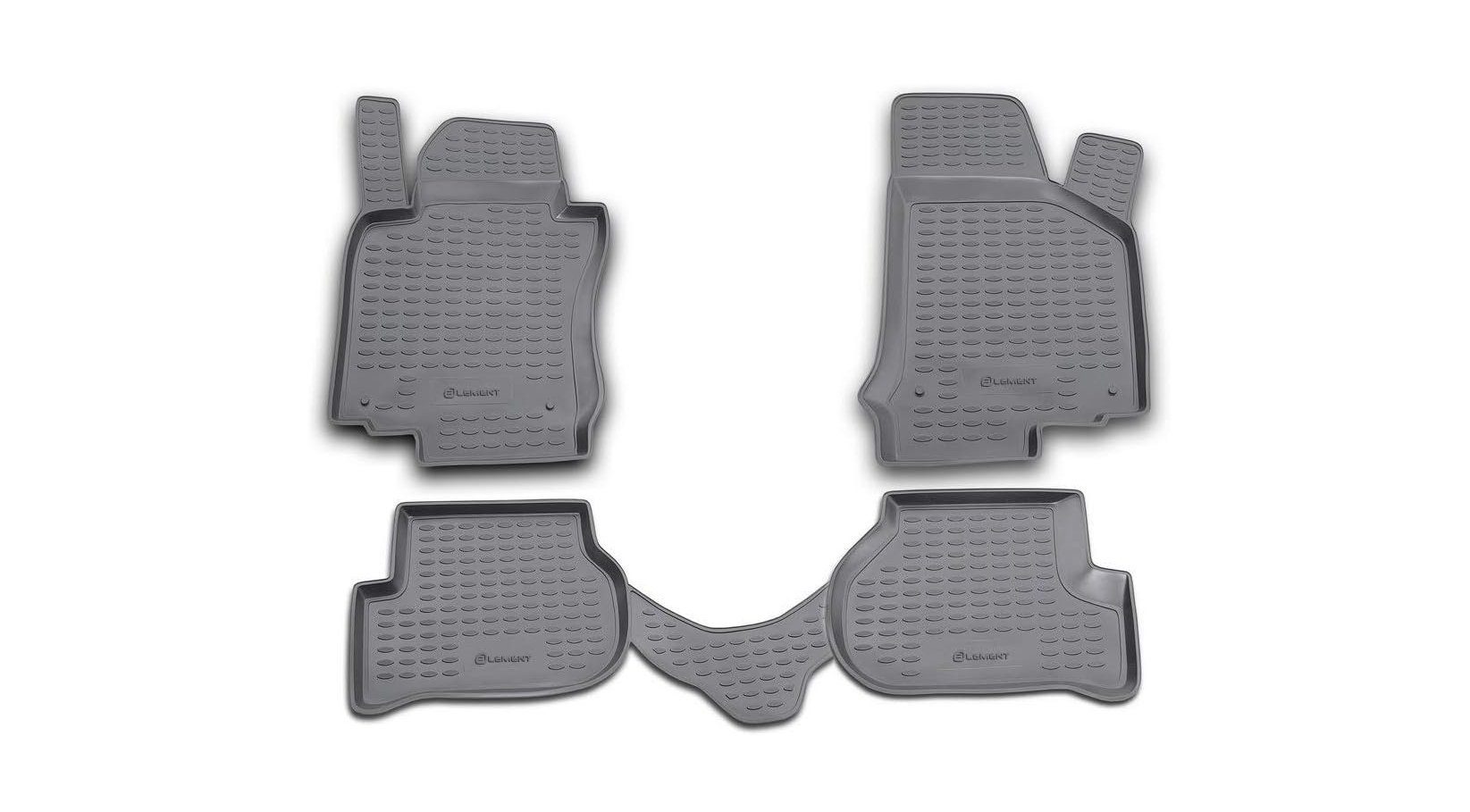 LEMENT Auto-Fußmatten Passgenaue 3D Fussmatten für VW Golf V, 2003-2008, 4 tlg., für VW GOLF V PKW, Passform | Automatten