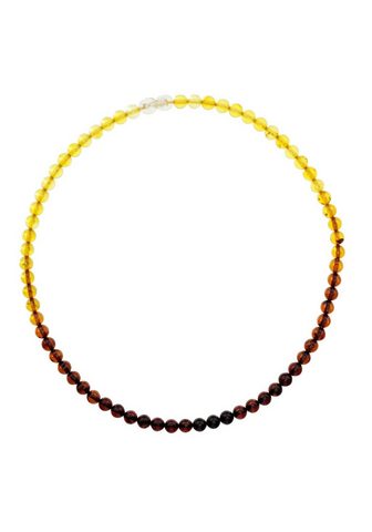 OSTSEE-SCHMUCK Ожерелье »Kugel 6 mm Bernstein&l...