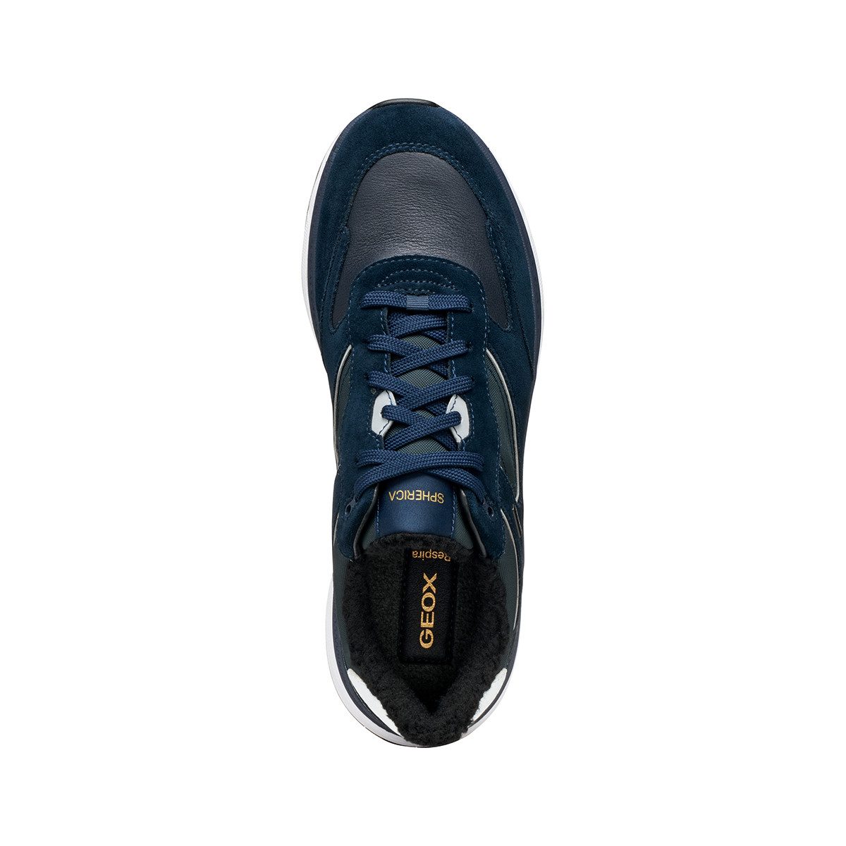 Geox GEOX SPHERICA, Warmfutter, Schnürschuhe, Blau, Herren Schnürschuh