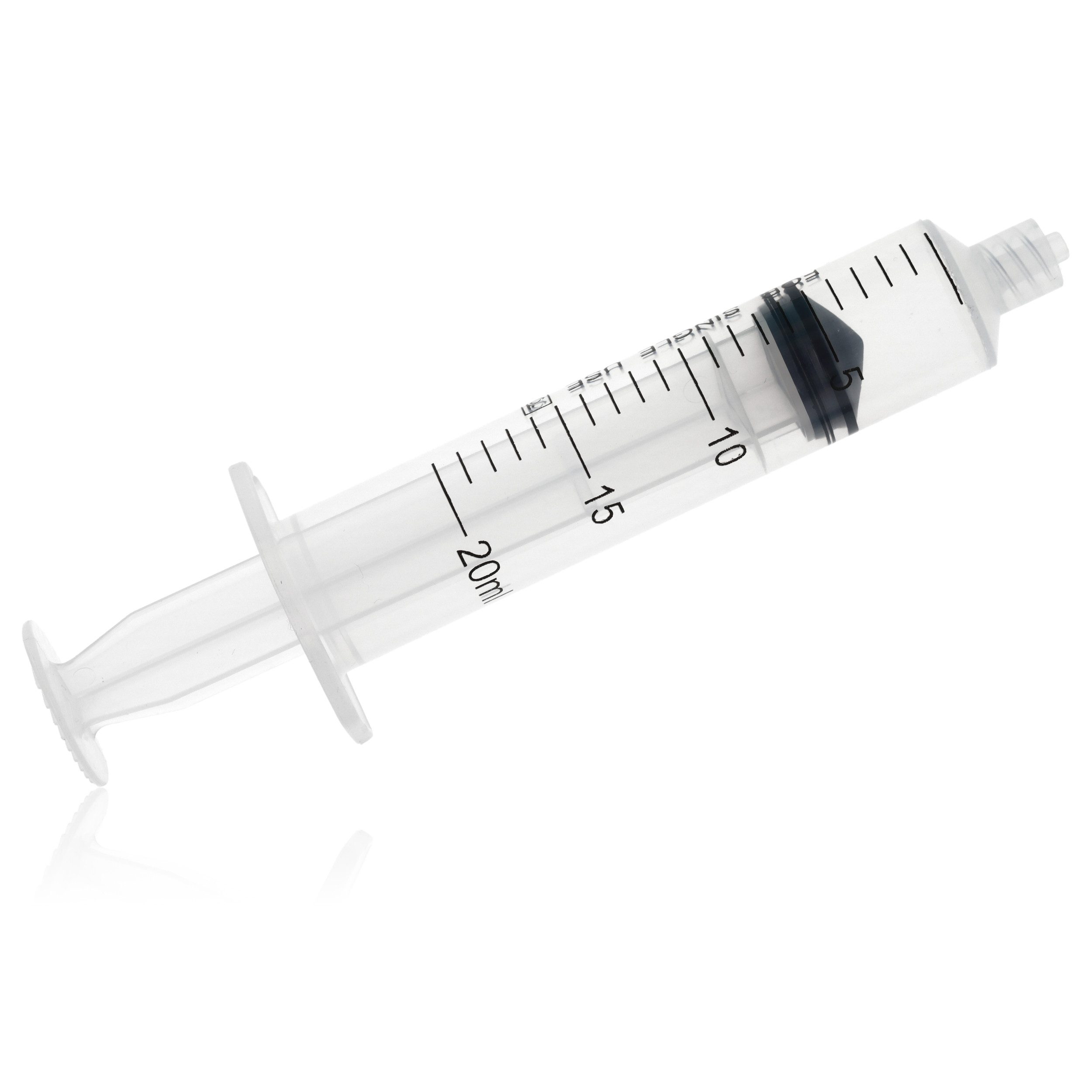 Dispomed Einwegspritze ECOJECT Plus 3-tlg Einmal-Spritzen 20ml 50 Stück, (Großpackung, 50-St., Luer-Lock Anschluss), für medizinische und nicht-medizinische Verwendung