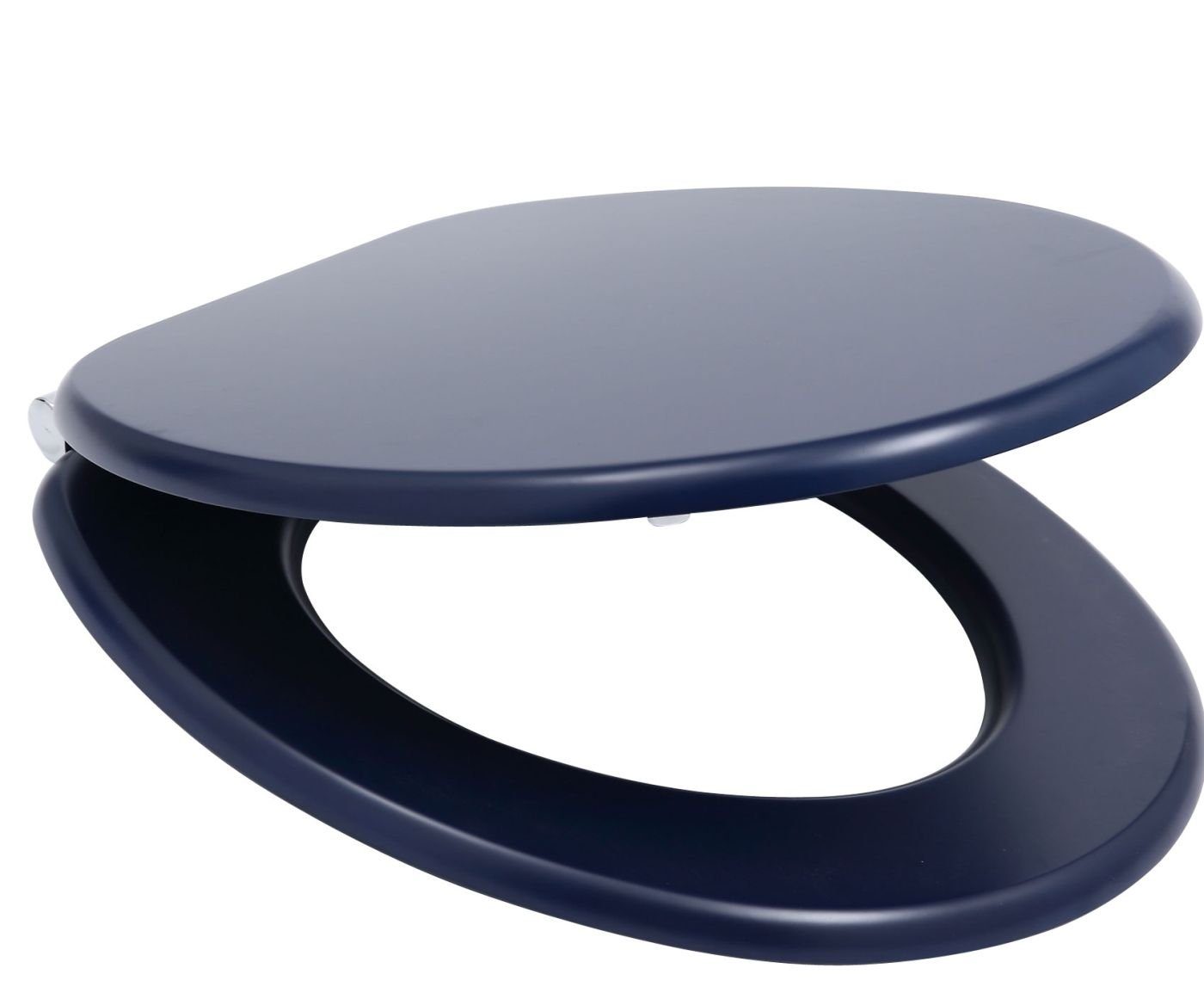 VEROSAN WC-Sitz FINE BLAU, Toilettendeckel mit Absenkautomatik, Holzkern, Toilettensitz, blau