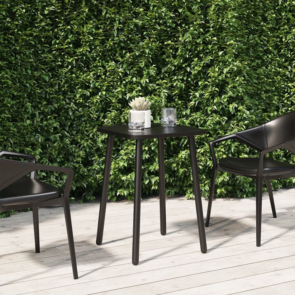 vidaXL Gartentisch 50 x 50 x 71 cm Gartentisch Anthrazit 50x50x71 cm Stahl für Terrasse u