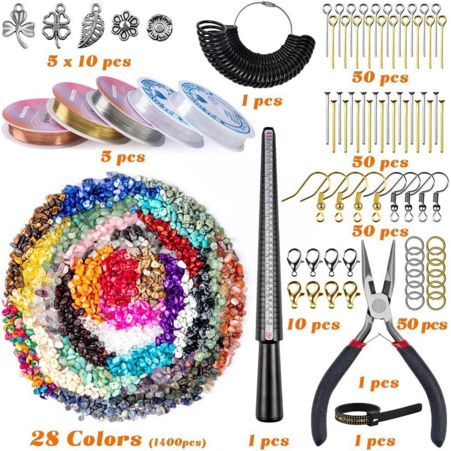 LuxusKollektion Schmuckset Schmuck Selber Machen Set mit Natürlichen Edelst günstig online kaufen