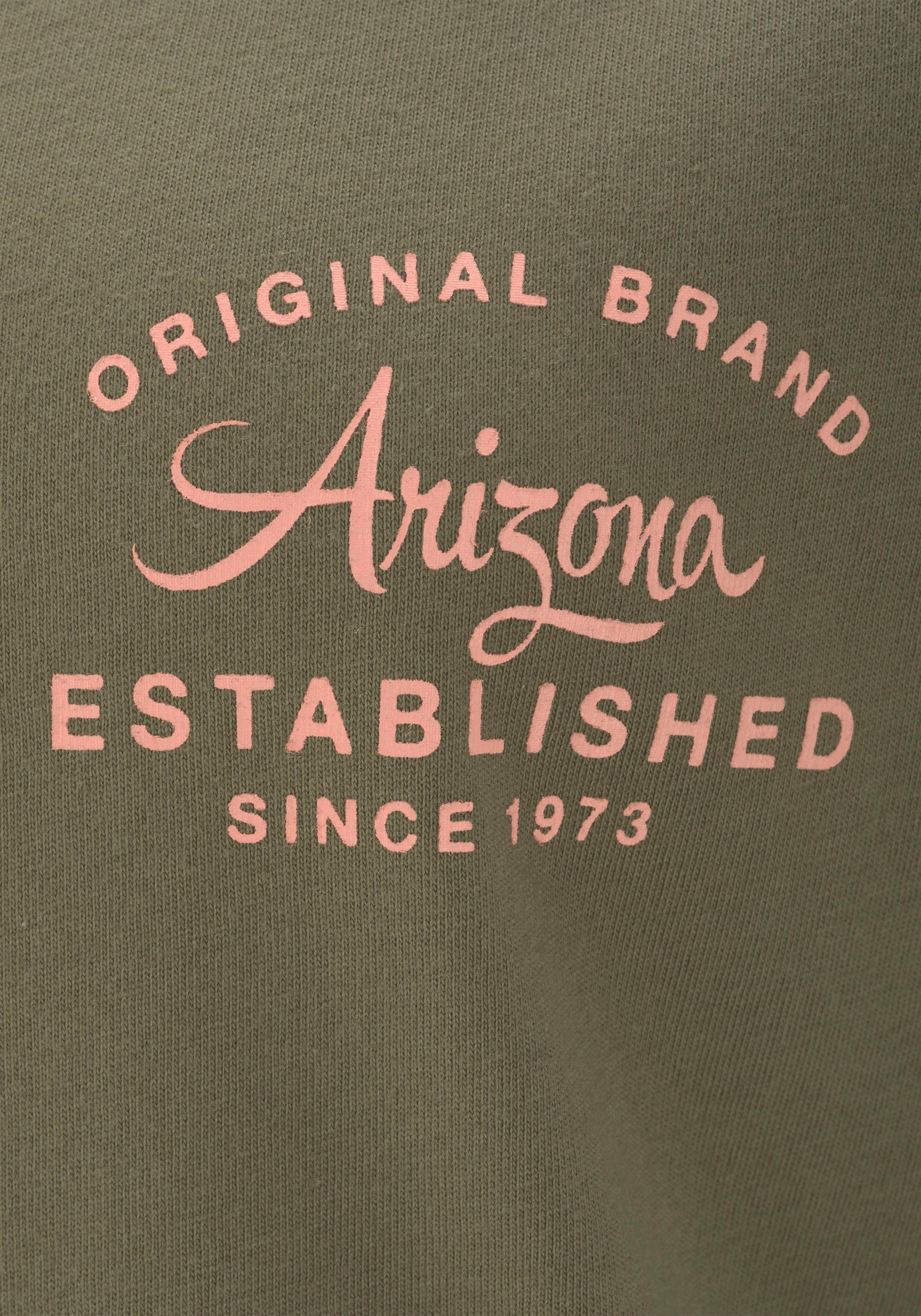 Nachthemd Raglanärmeln Arizona mit grün-apricot