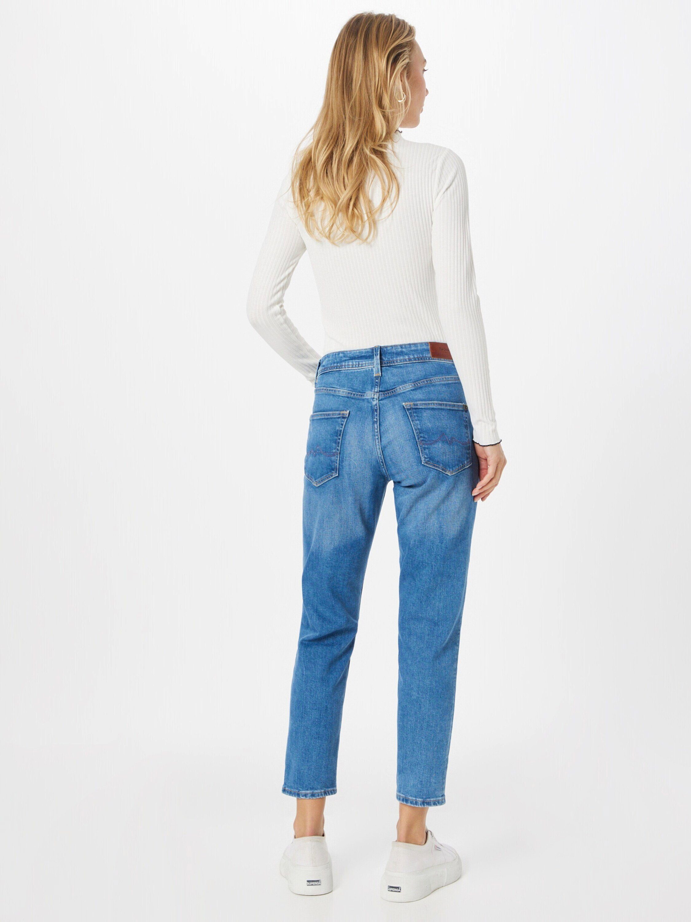 Pepe Jeans 7/8-Jeans Violet (1-tlg) Plain/ohne Details