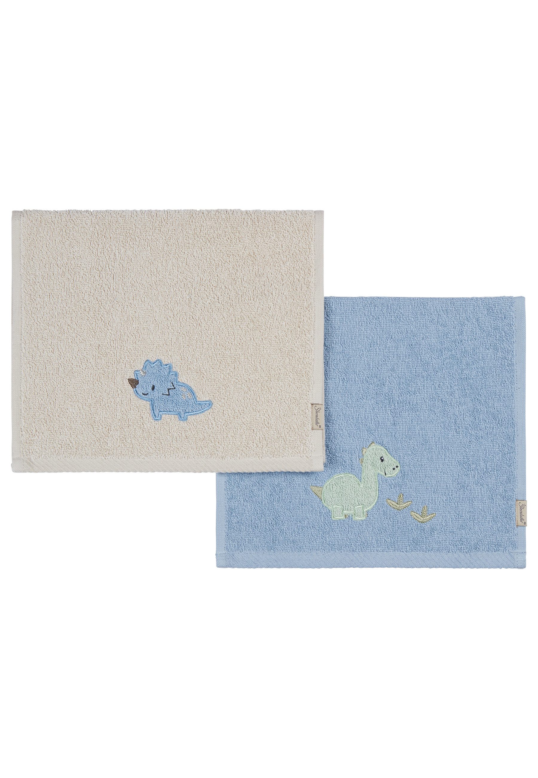 Sterntaler® Handtücher Sterntaler® Kinderhandtuch 2er-Pack DINO Rexi, Frott günstig online kaufen