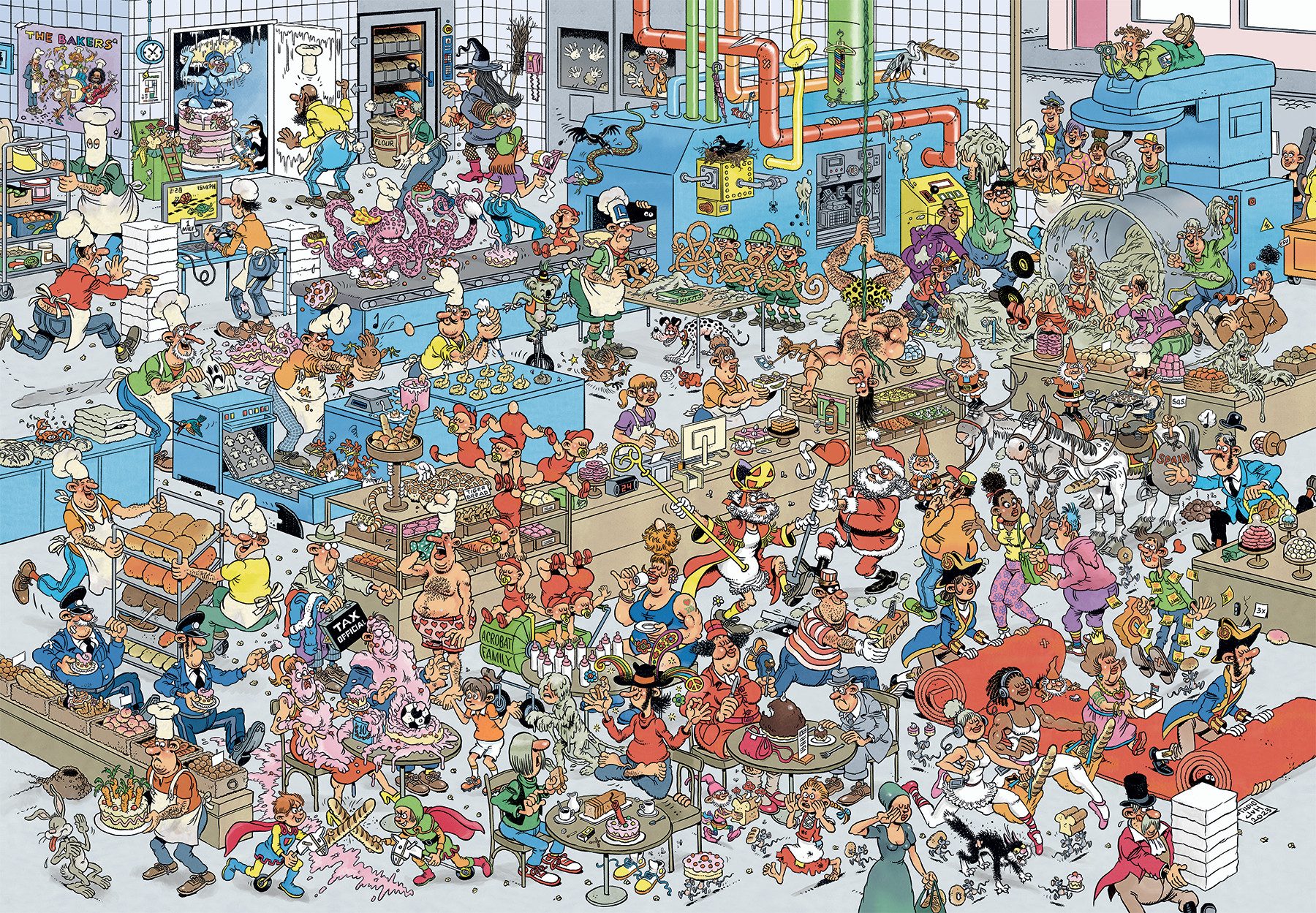 Jan van Haasteren Puzzle Jan van Haasteren - Die Bäckerei 2000 Teile Puzzle günstig online kaufen