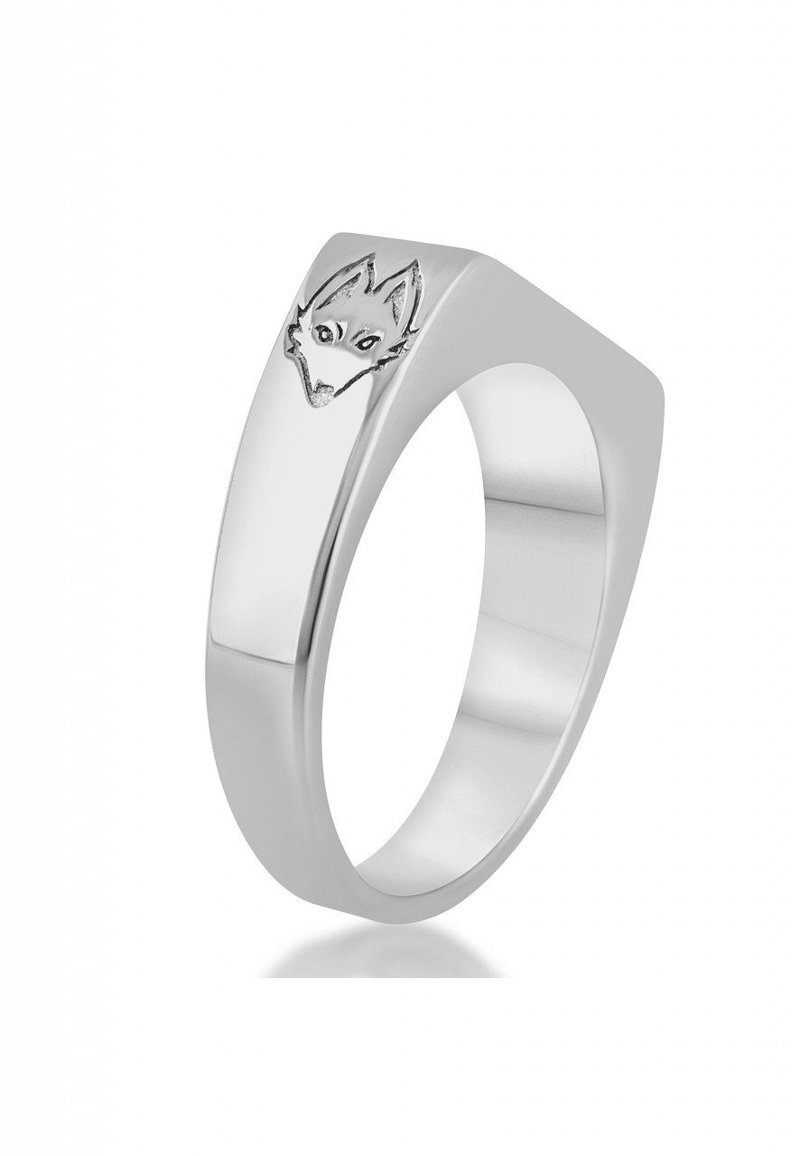 Akitsune Siegelring Stackable Statement Ring - Wild EU 57 - UK P - US 8