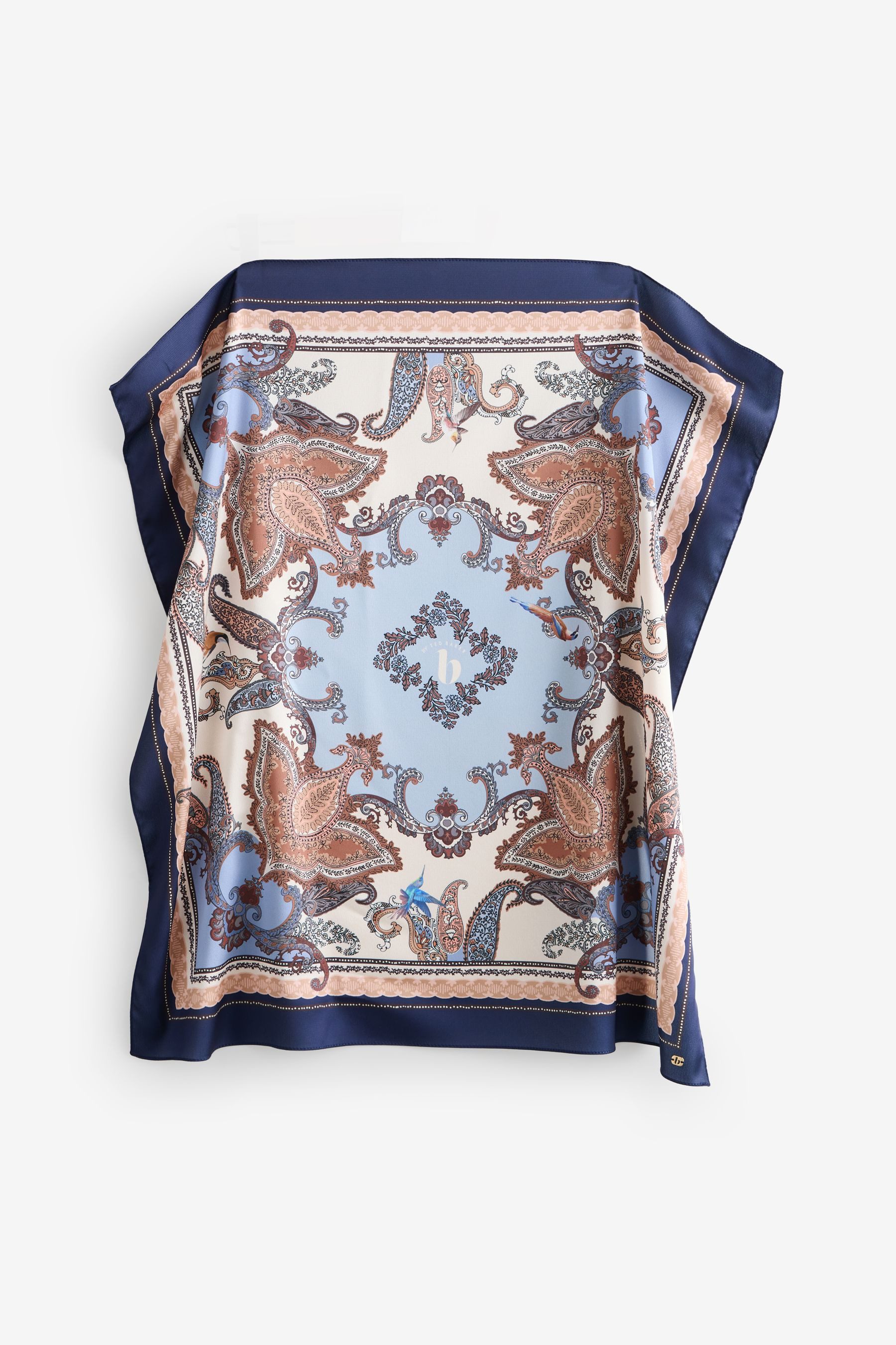 B by Ted Baker Schal B by Ted Baker eckiger Paisley-Schal aus Satin, (1-St) günstig online kaufen