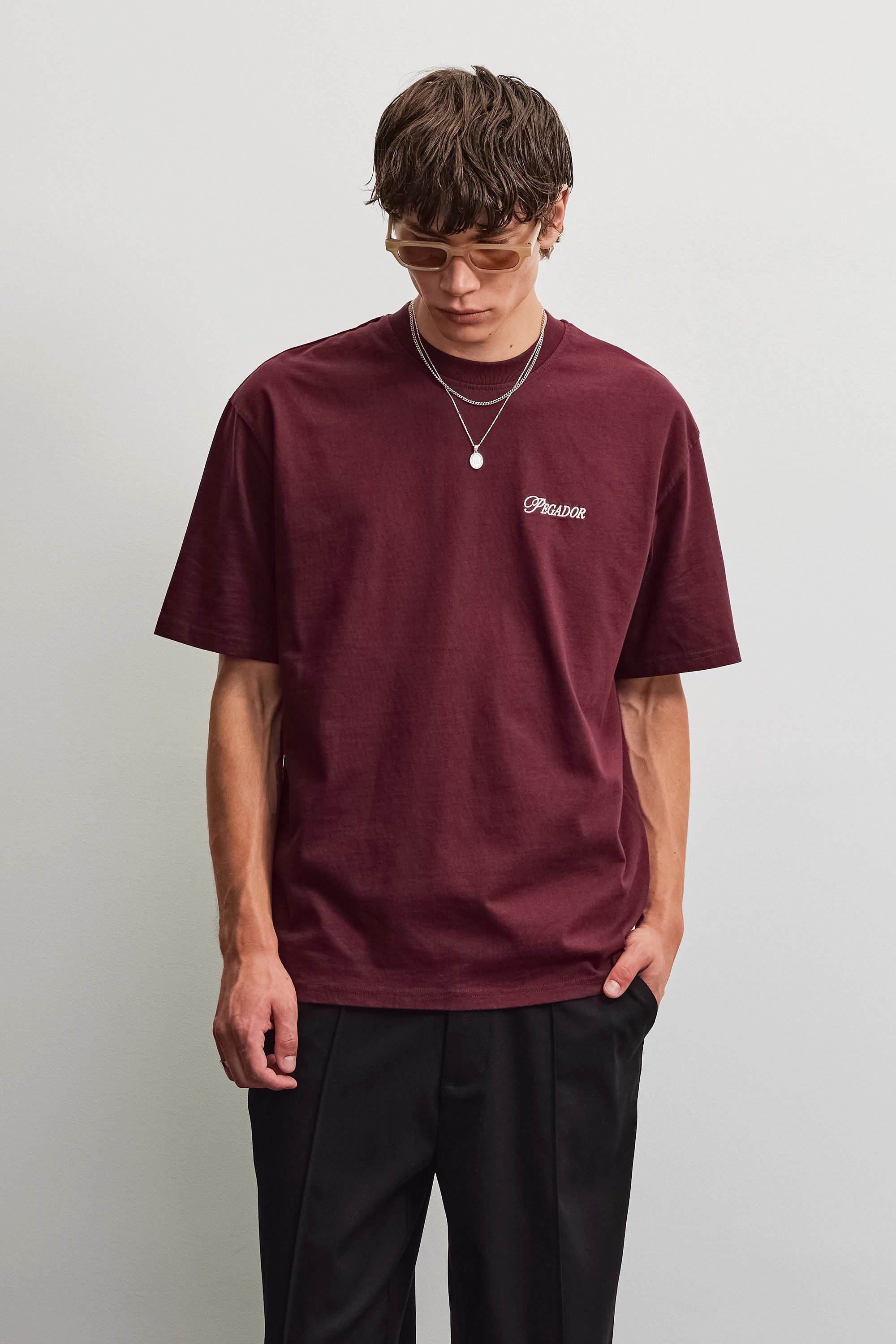 PEGADOR T-Shirt Carloforte Oversized Tee Baumwolle, oversize