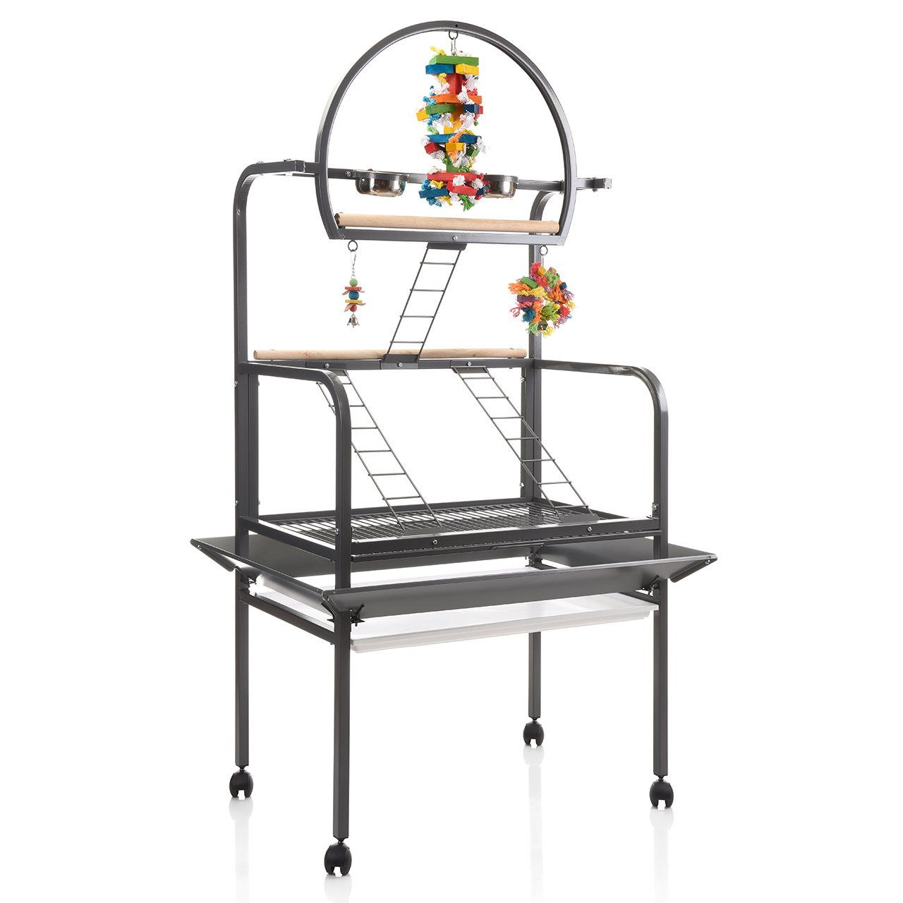 Vogelkäfig New Sunlite Papageien-Freisitz, 103x74x180cm, robust
