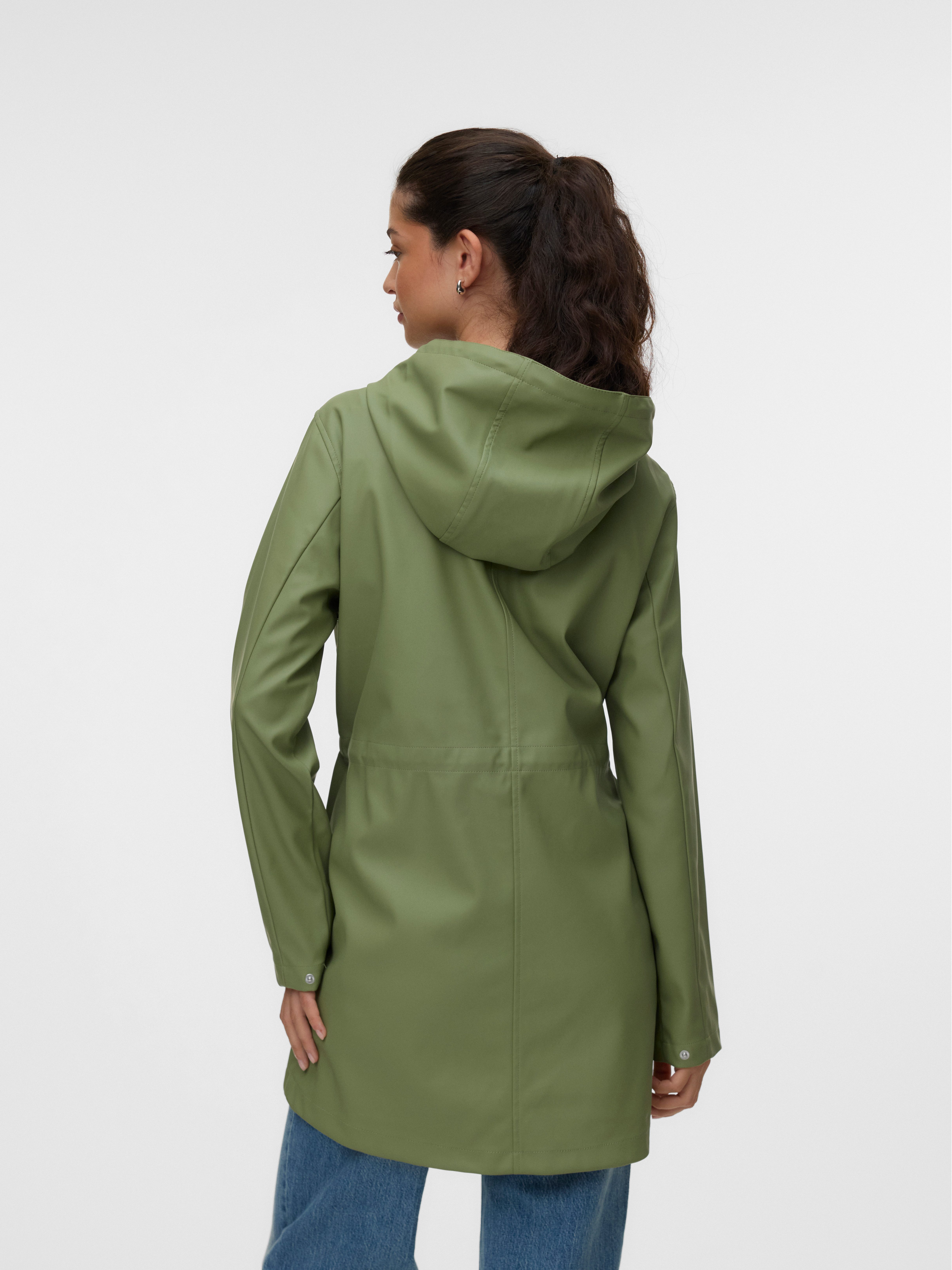 Vero Moda Regenjacke VMMALOU COATED JACKET wasserabweisende Beschichtung