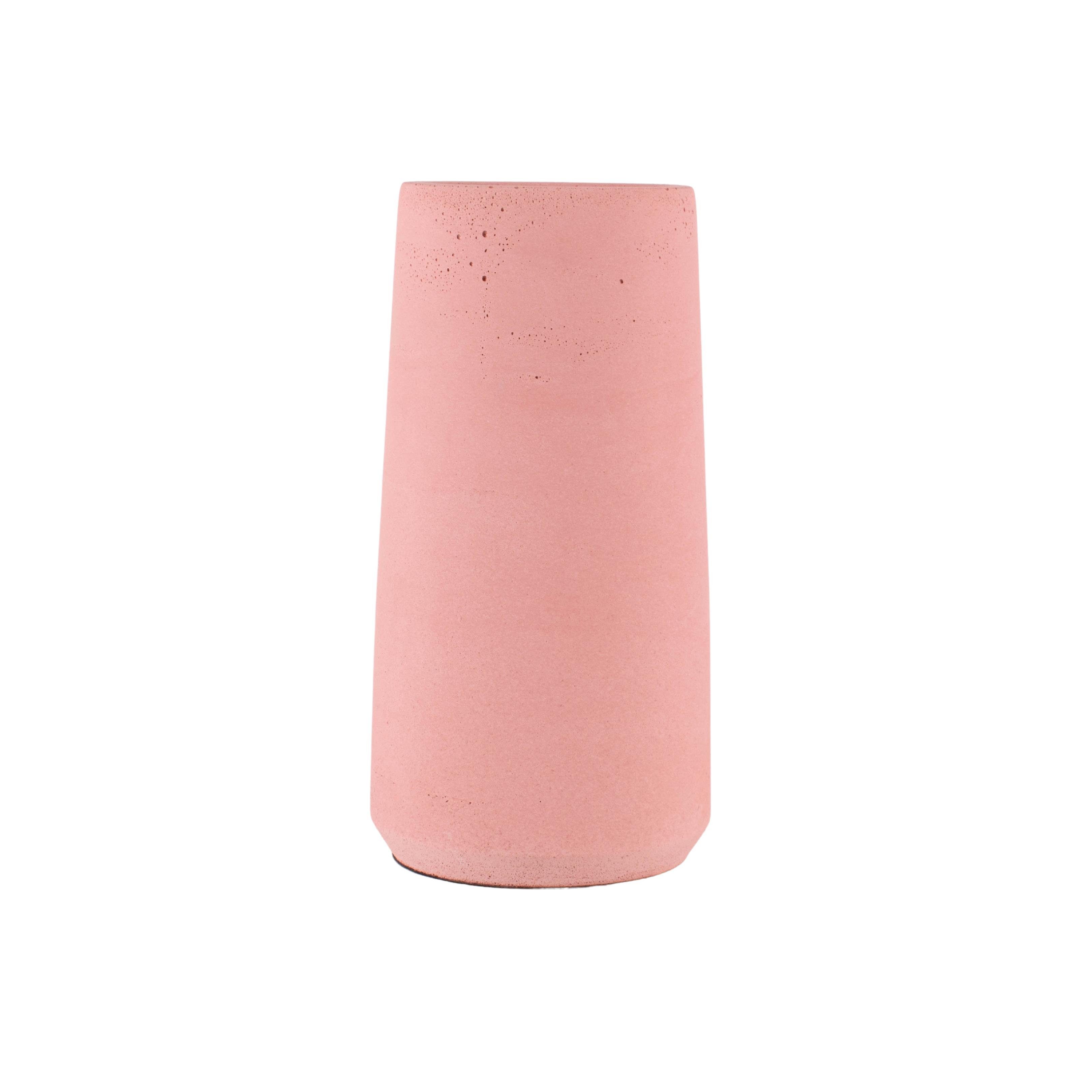 TIVENDIS Dekoschale Vase "kleine Ellie" aus Beton H:20cm