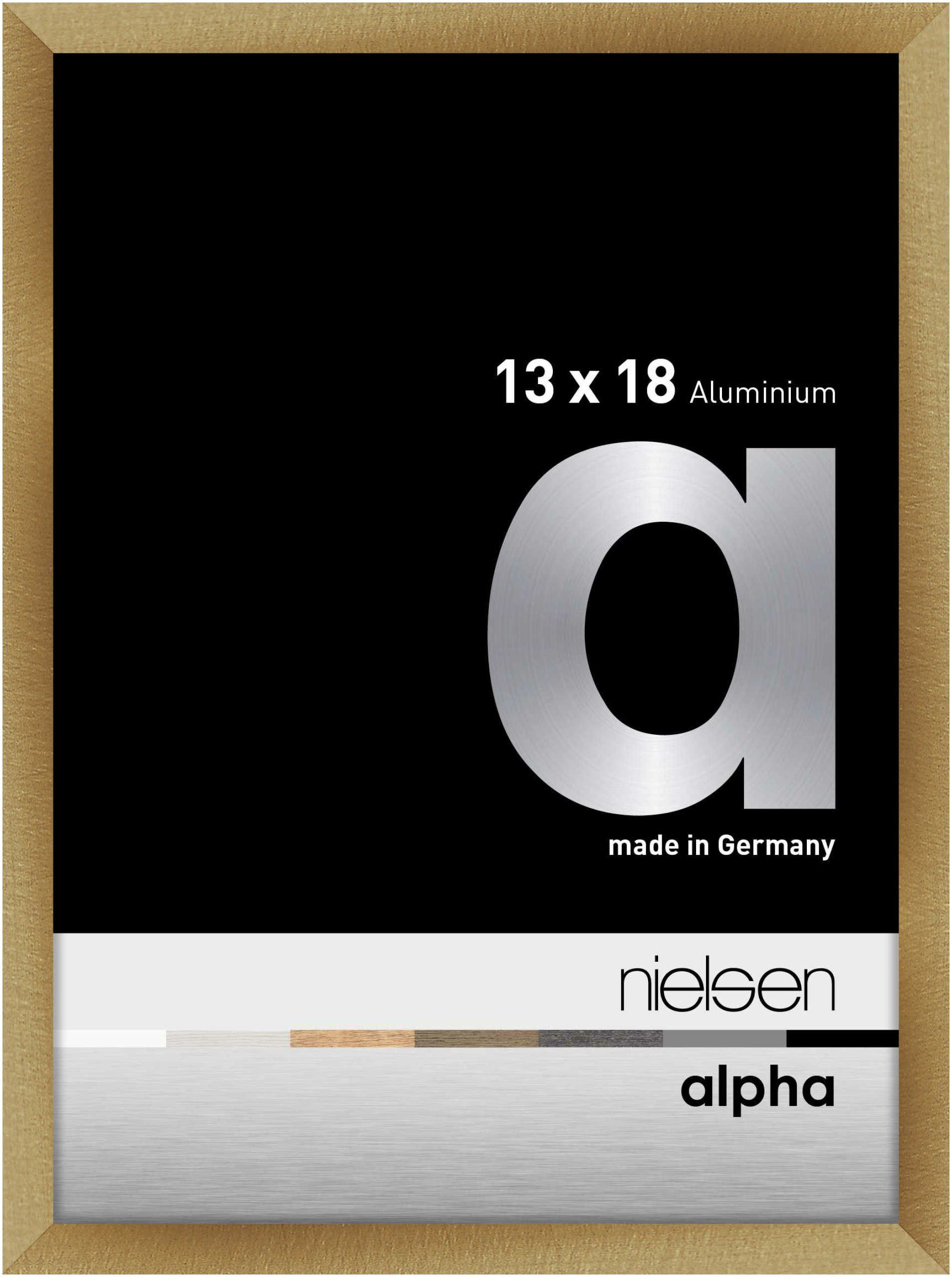 nielsen Bilderrahmen Aluminium Bilderrahmen Alpha, (1 St)
