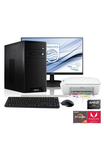 HYRICAN PC Ryzen 3 3200G RX Vega 8 + 68 cm (27...