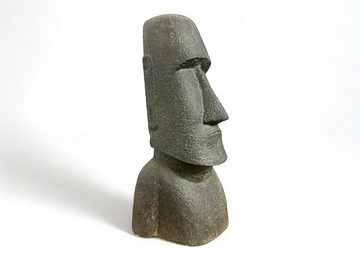 FaHome Gartenfigur Rapa NUI Moai Statue, Skulptur Garten Lavasand-Steingemisch Figur, Kultursymbol der Osterinsel- 150cm /200cm
